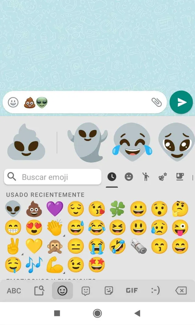 WhatsApp ya soporta la mezcla de emojis en su versión de Android nativa. Foto: Noticias de Navarra