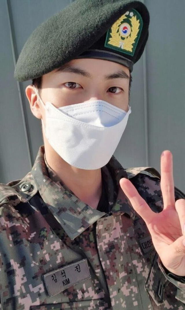 Jin de BTS, servicio militar, Ejército
