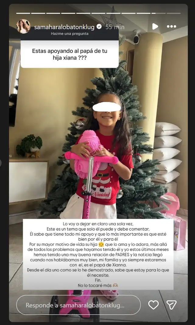 Pronunciamiento de Samahara Lobatón   