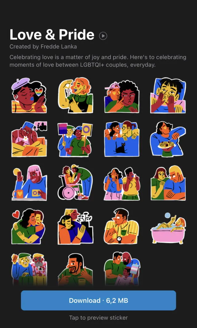 Pack de stickers Love & Pride