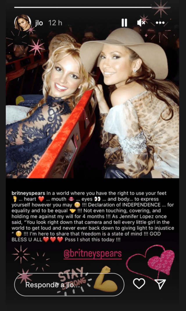 Britney Spears recuerda el consejos de Jlo