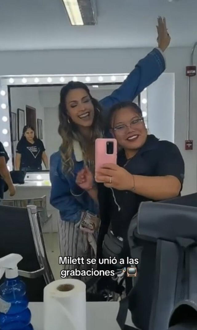 Milett Figueroa volvería a 'El gran chef famosos'. Foto: Captura TikTok   