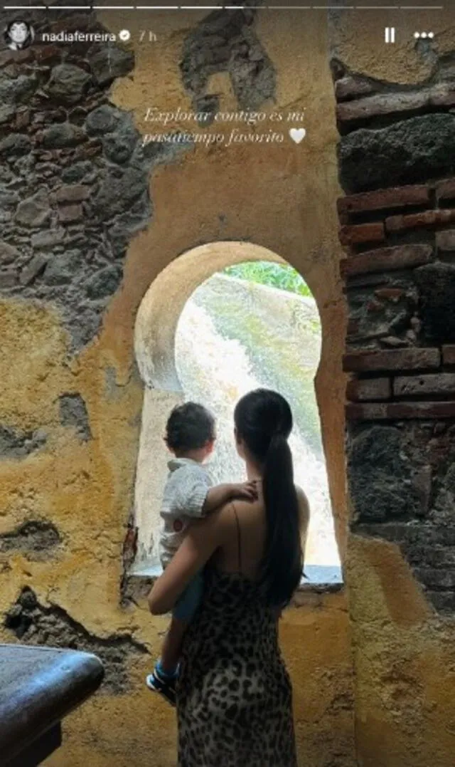 Nadia Ferreira habría estado en la boda de Christian Nodal y Ángela Aguilar junto a Marc Anthony. Foto: Captura Instagram   