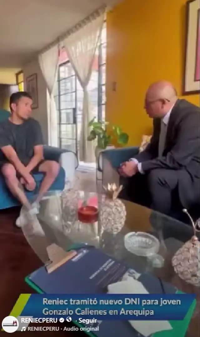 Reniec acudió al domicilio del joven para completar el trámite Reniec acudió al domicilio del joven para completar el trámite
