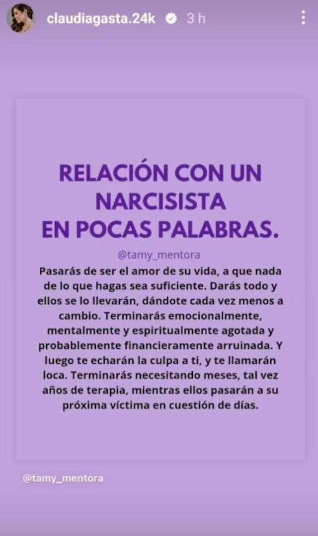 Amiga de Pamela López mandó potente mensaje en redes. Foto: Captura Instagram.   