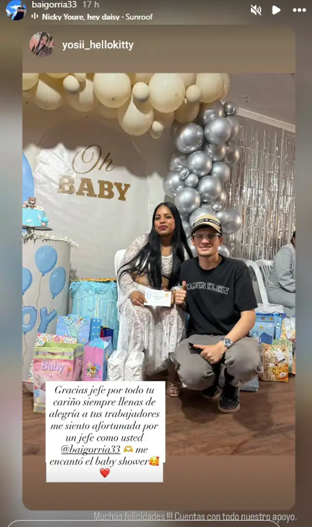 Trabajadora de Alejandra Baigorria revela el excelente trato que le da Sergio. Foto: Instagram.   