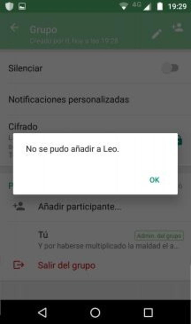  Si no puedes agregar a una persona a un grupo, entonces te bloqueó. Foto: ComoFriki   