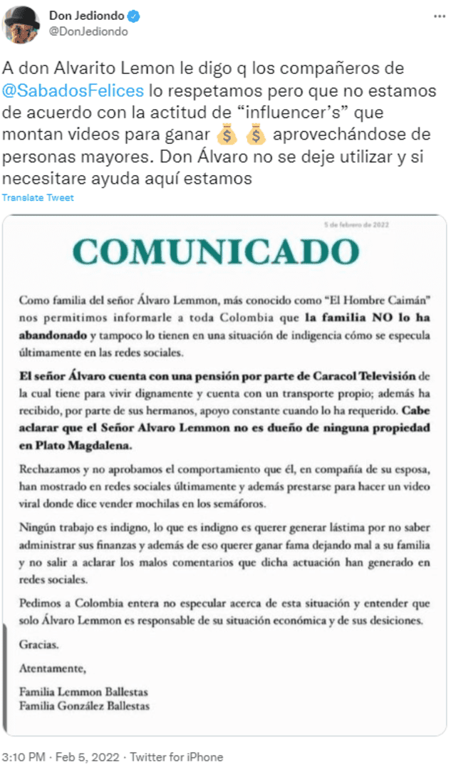 La vida del ‘Hombre Caimán tras ser despedido de “Sábados felices”