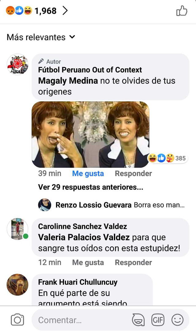 Magaly Medina es criticada por usuarios de Facebook tras comparar a Edison Flores con Andrés Wiese.