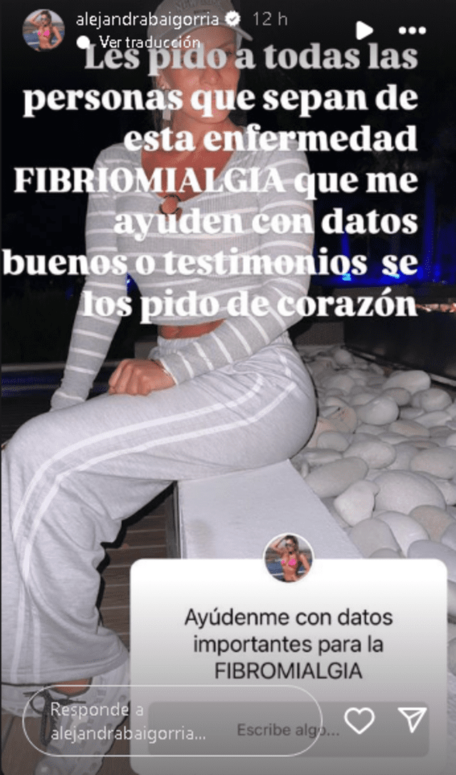 Alejandra Baigorria pide también ayuda a sus seguidores para poder ayudar a su hermano. Foto: Instagram.   