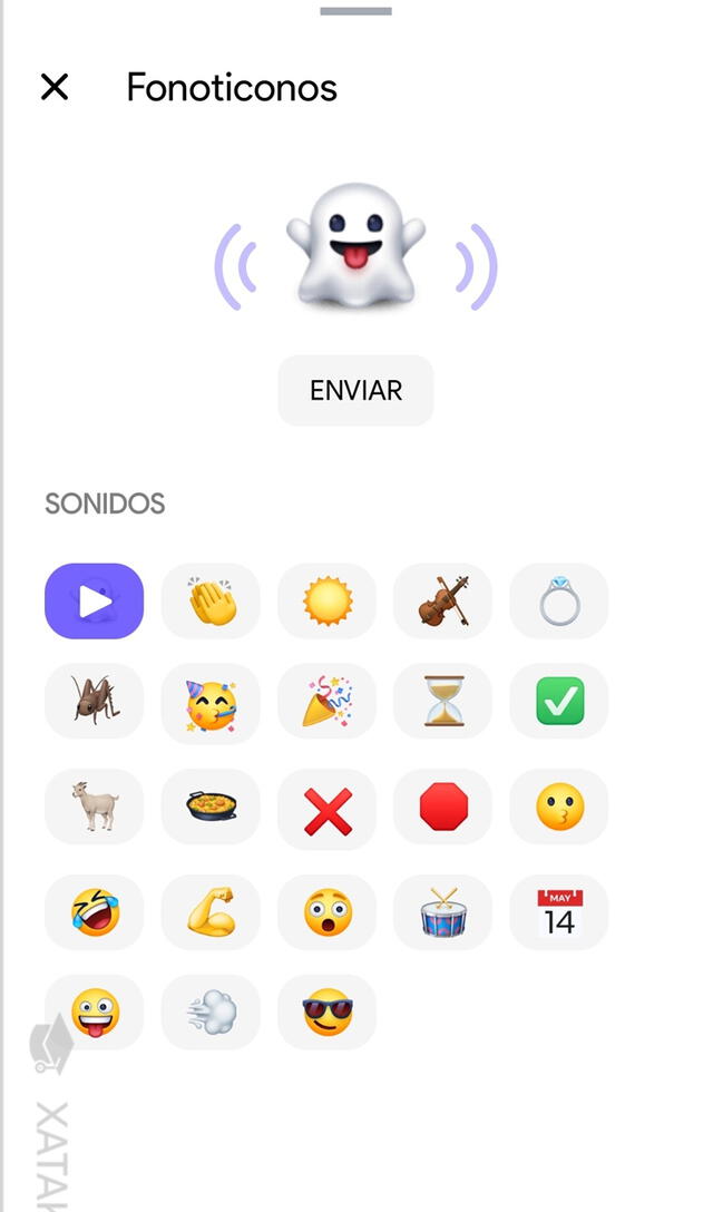 Fonoticones en Messenger