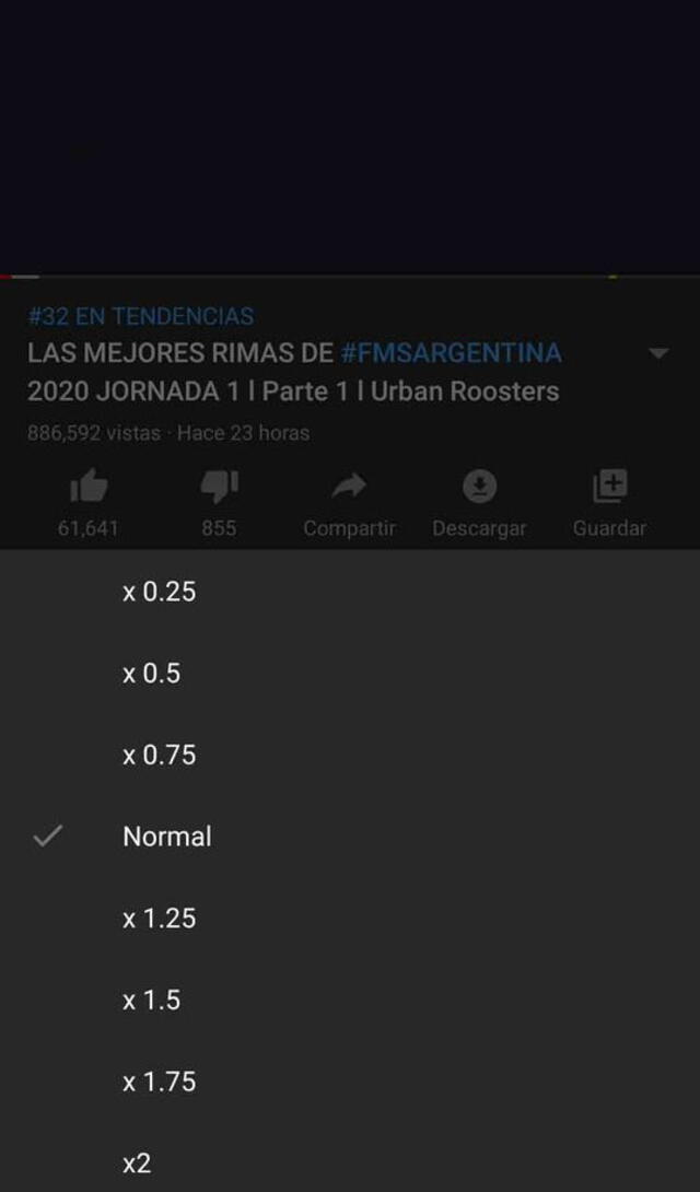 YouTube ha integrado la función que nos permite acelerar o ralentizar cualquier video
