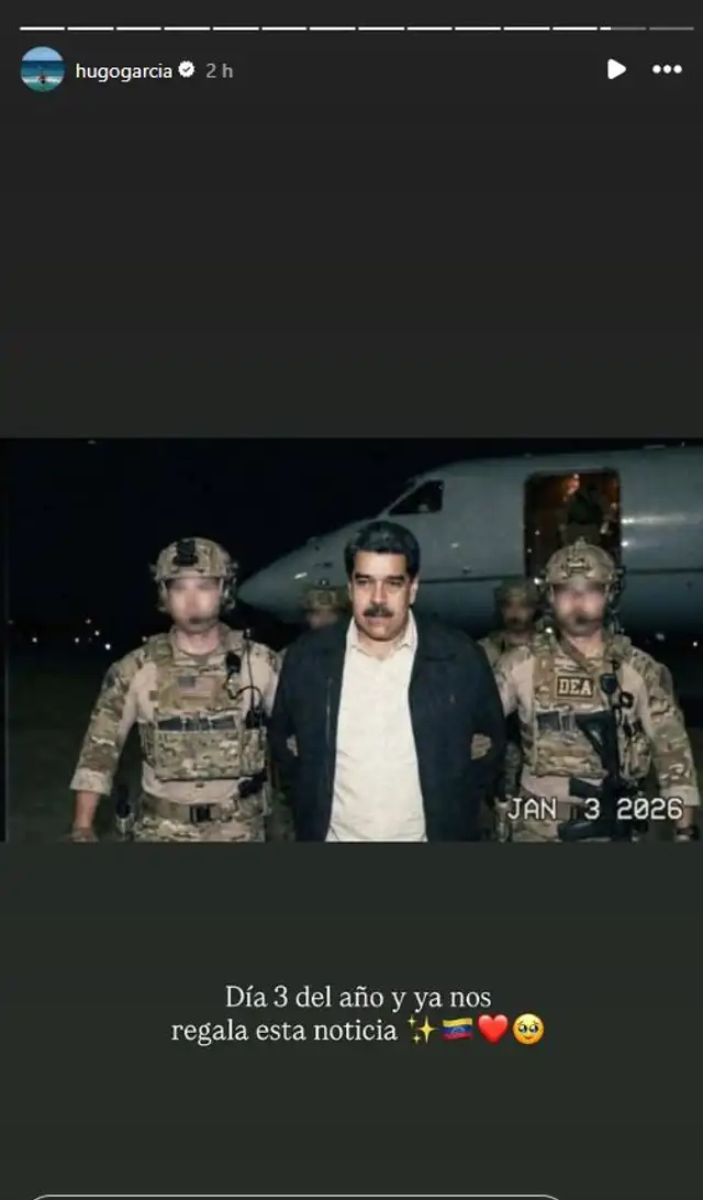 Hugo García. Foto: Instagram 