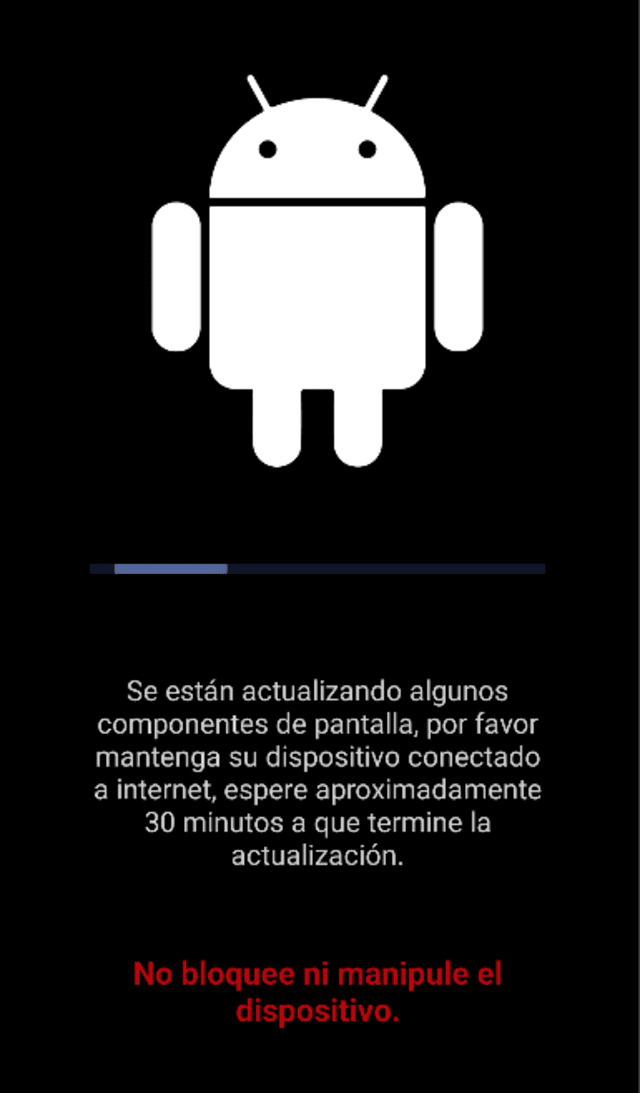 Falsa actualización que muestra el troyano. Foto: Kaspersky Falsa actualización que muestra el troyano. Foto: Kaspersky