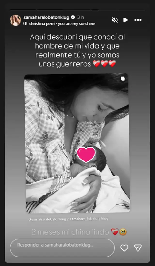 Samahara Lobatón comparte sentido mensaje a 2 meses de dar a luz en medio de su separación. Foto: Instagram.   