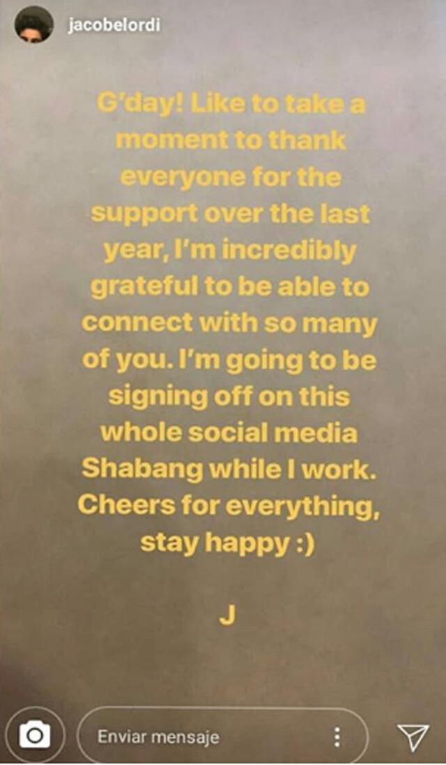 Jacob Elordi ddaba de baja su cuenta de Instagram. (Foto: captura Instagram)