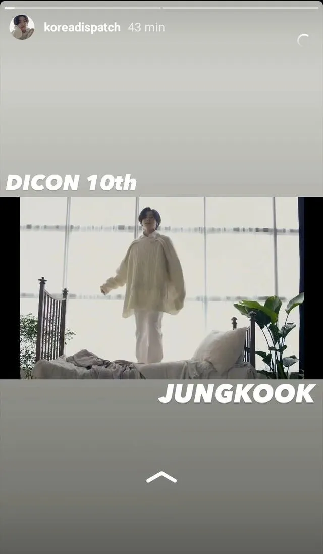 Jungkook de BTS para Dicon Korea. Foto: captura Dispatch