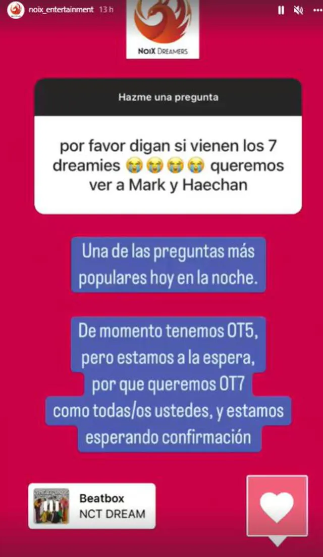 Music Bank en Chile 2022: Q&A por NoiX Entertainment. Foto: Instagram/Noix