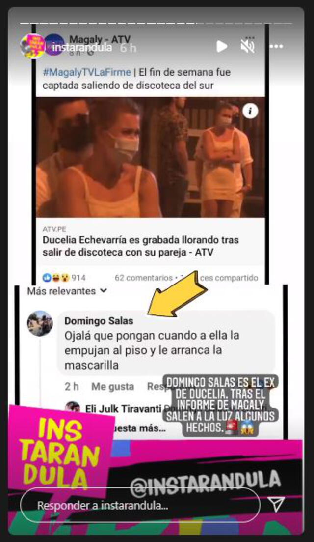 Último ampay de Ducelia sorprendió a los usuarios en redes sociales. Foto: Instagram Instarándula