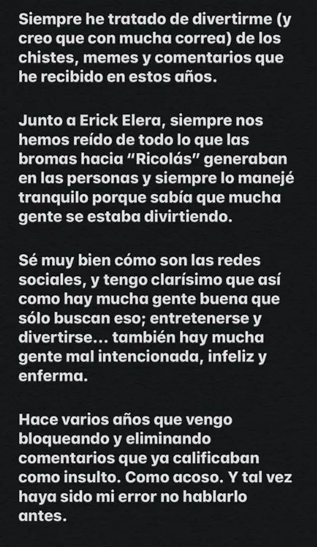Andrés Wiese y el día que denunció ser víctima de acoso. Andrés Wiese y el día que denunció ser víctima de acoso.