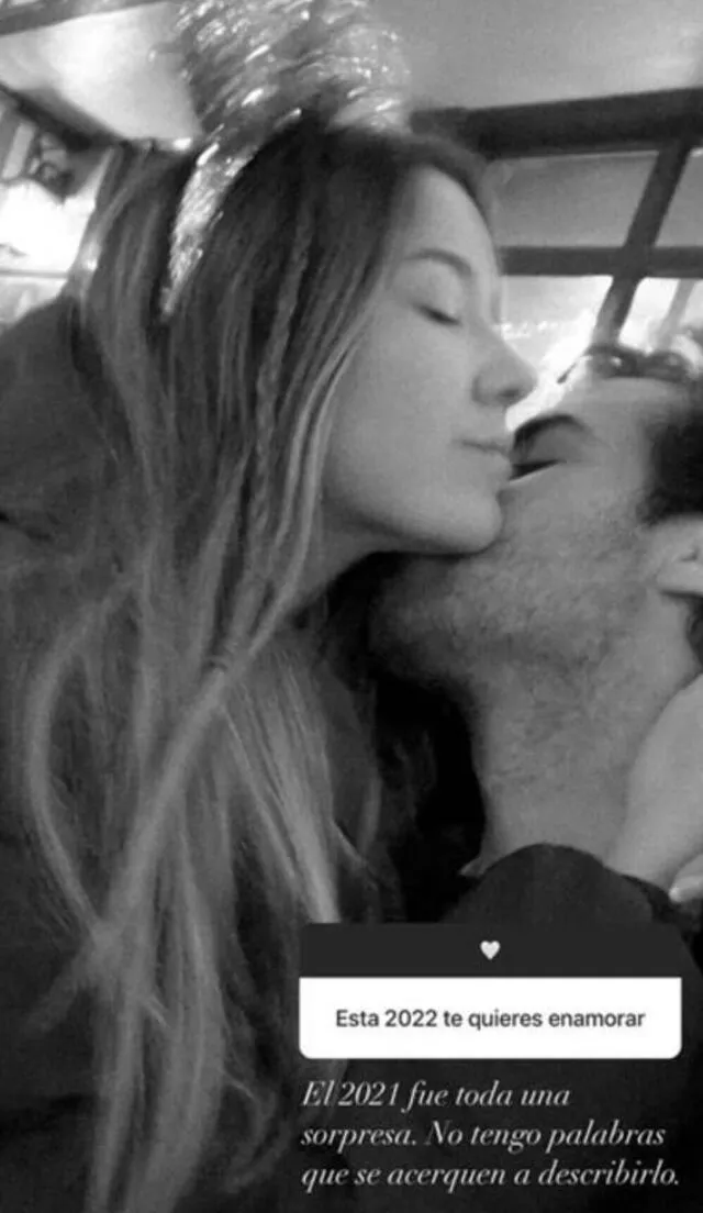 Ale Fuller revela que está enamorada de Francesco Balbi a fines del 2021. Foto: Instagram 