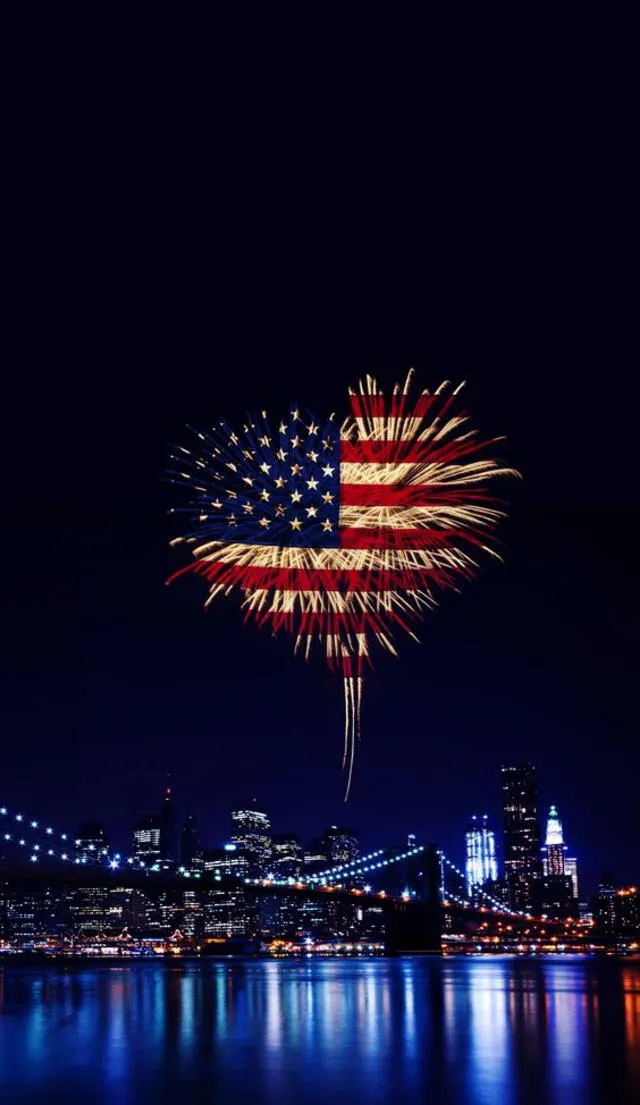 El Día de la Independencia en Estados Unidos se celebra el 4 de julio. Foto: Pinterest    