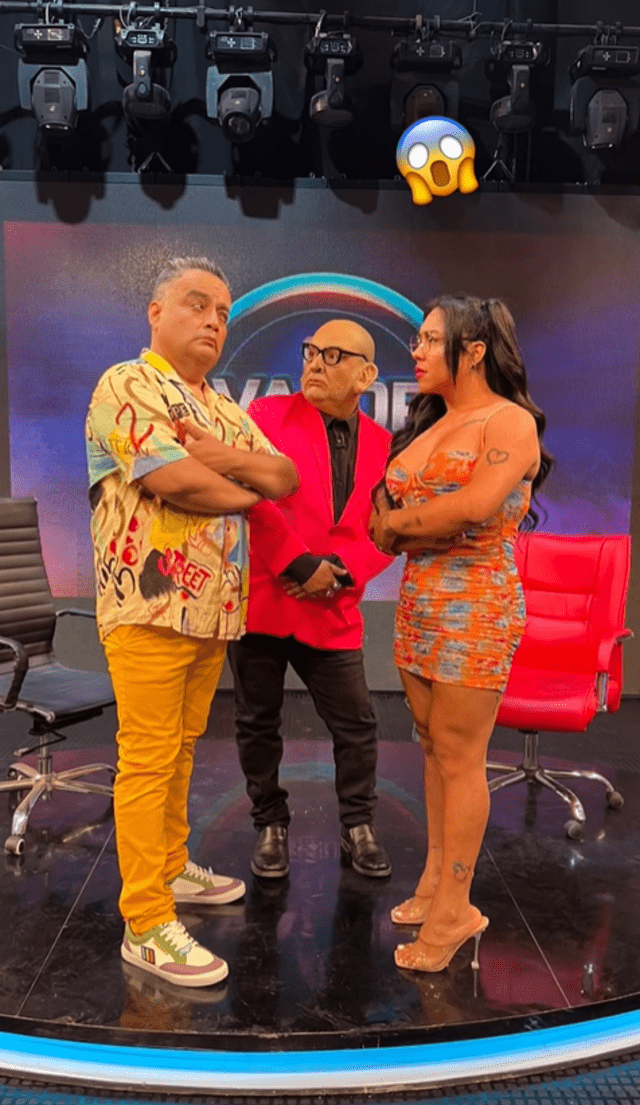 Dayanita se hizo presente en ATV. Foto: Jorge Benavides/Instagram   