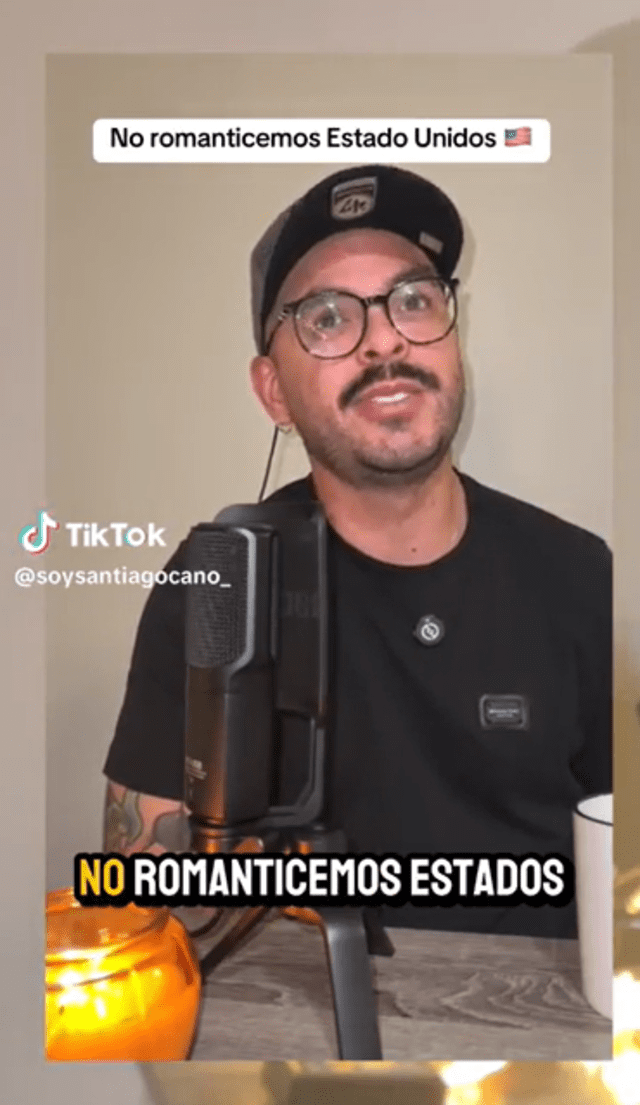 El usuario colombiano relató que migrar a Estados Unidos no es nada sencillo. Foto: TiKTok   