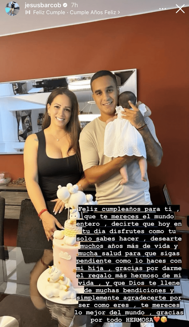 Jesús Barco y Melissa Klug ya no son pareja. Foto: Instagram/Jesús Barco   