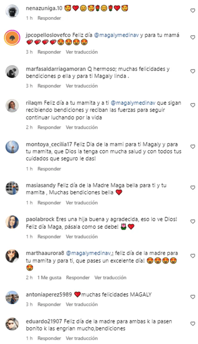  Tras la publicación de Magaly Medina los usuarios no dudaron en comentar. Foto: instagram/MagalyMedina   