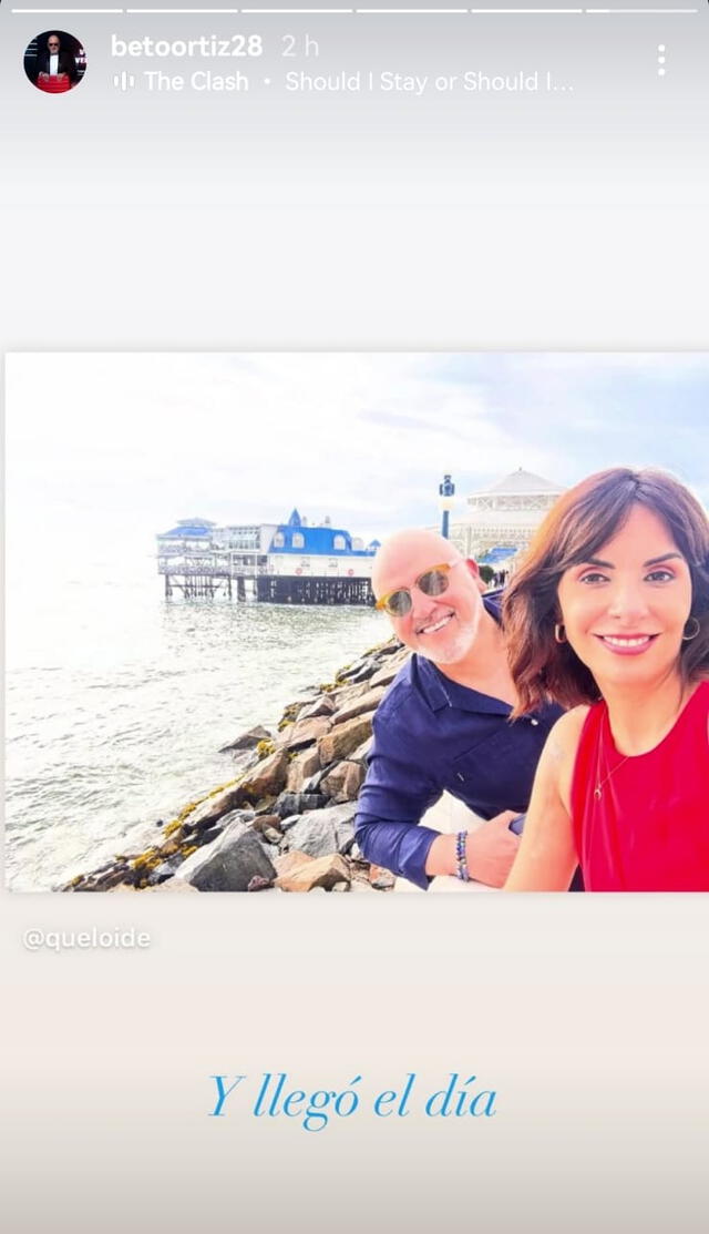  Carla García compartió mensaje para Beto Ortiz en la antesala de 'EVDLV'. Foto: Instagram   