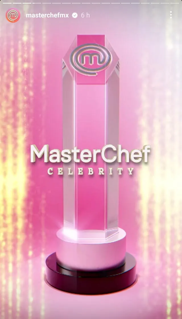 Premio de la Gran final de MasterChef Celebrity México 2024. Foto: Instagram masterchefmx   