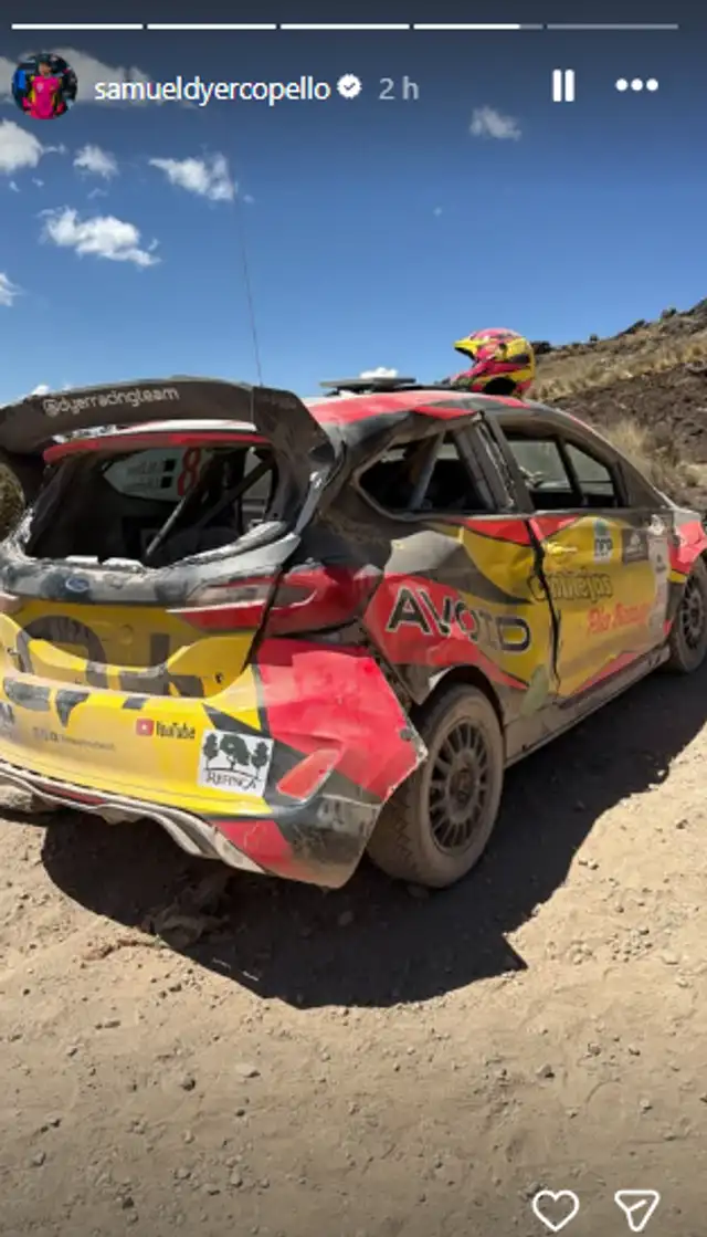 Samuel, el hijo de María Pía Copello y Samuel Dyer, contó en redes sociales los detalles de su accidente. Foto: captura Instagram