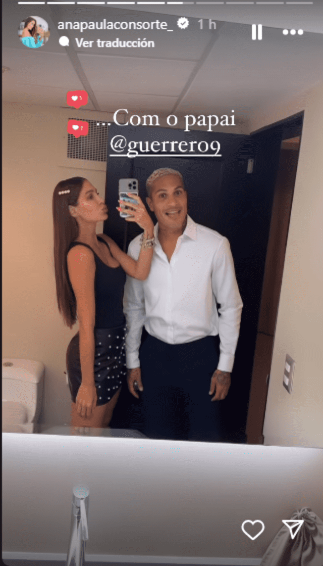 Ana Paula Consorte y Paolo Guerrero se lucieron en redes sociales. Foto: Composición LR/Ana Paula Consorte/Instagram 