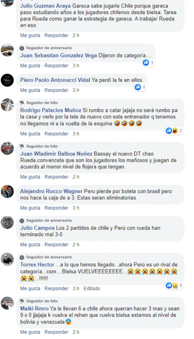 Peru vs Chile partido amistoso | Facebook