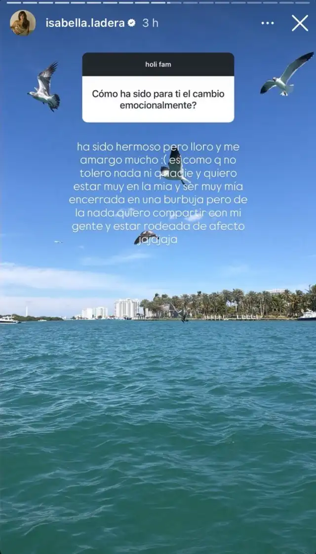 Isabella Ladera habla sobre su embarazo y el proceso que conlleva.