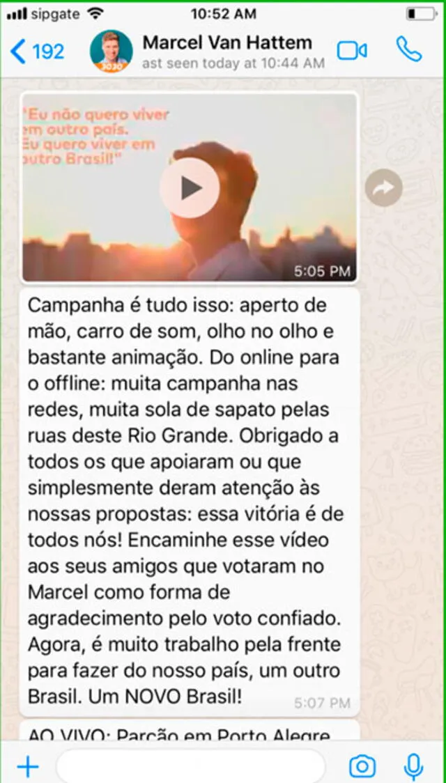 WhatsApp se hizo fundamental para los políticos en Brasil. Foto: Difusión