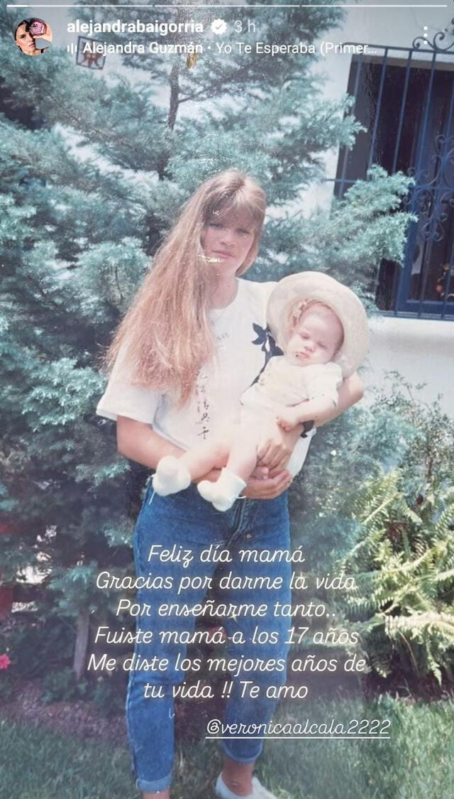 Historia de Instagram de Alejandra Baigorria. Foto: captura de pantalla/Instagram Historia de Instagram de Alejandra Baigorria. Foto: captura de pantalla/Instagram