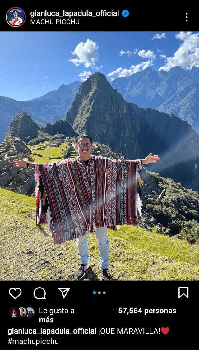 Selección peruana: Lapadula visitando Machu Picchu