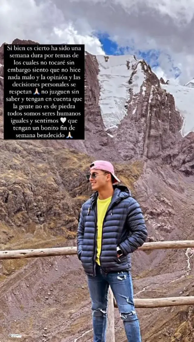 Reflexión de Elías Montalvo. Foto: captura/Instagram