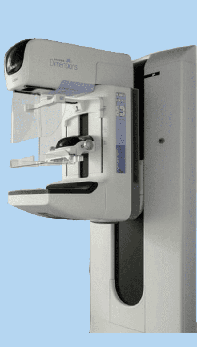 Moderno equipo de tomosíntesis, para la detección precoz del cáncer de mama