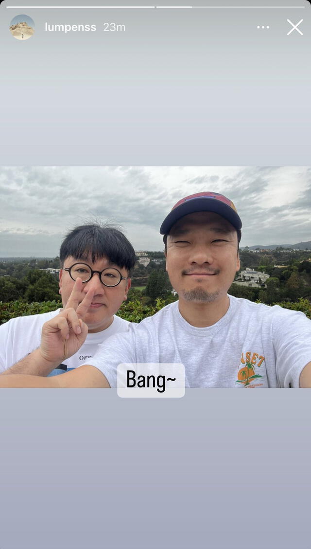 ¿Por qué viajo Jin a Los Ángeles? Foto: Jin print/Twitter