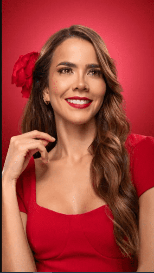 La actriz Laura de León es la protagonista en 'Rojo Carmesí'. Foto :RCN.   