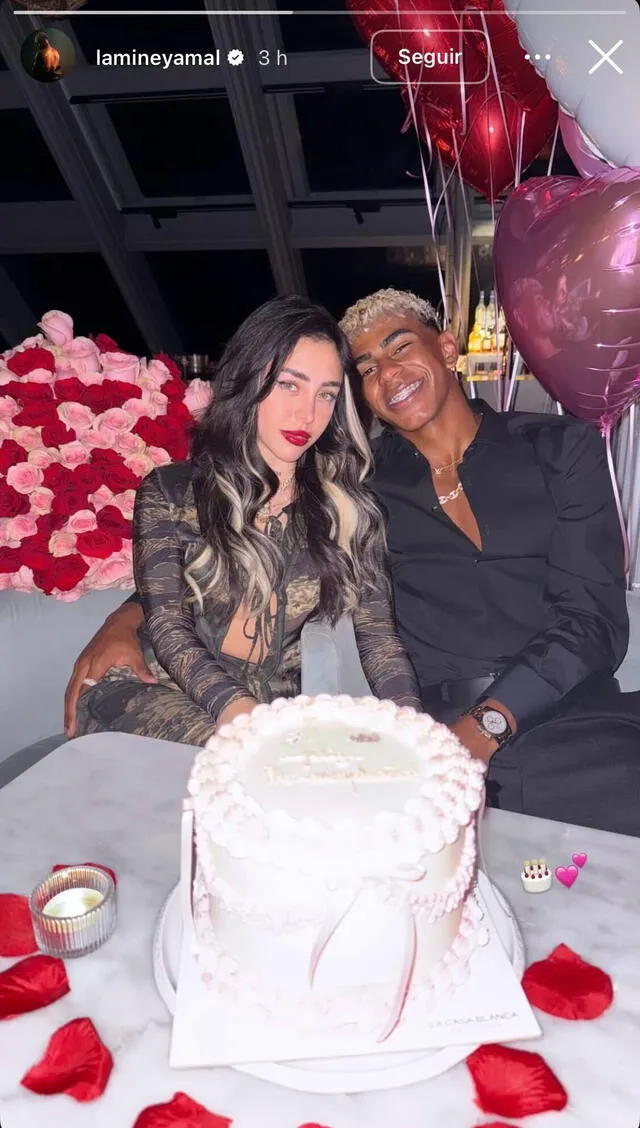 La fotografía que oficializó la relación entre Nicki Nicole y Lamine Yamal. Foto: Instagram. La fotografía que oficializó la relación entre Nicki Nicole y Lamine Yamal. Foto: Instagram.