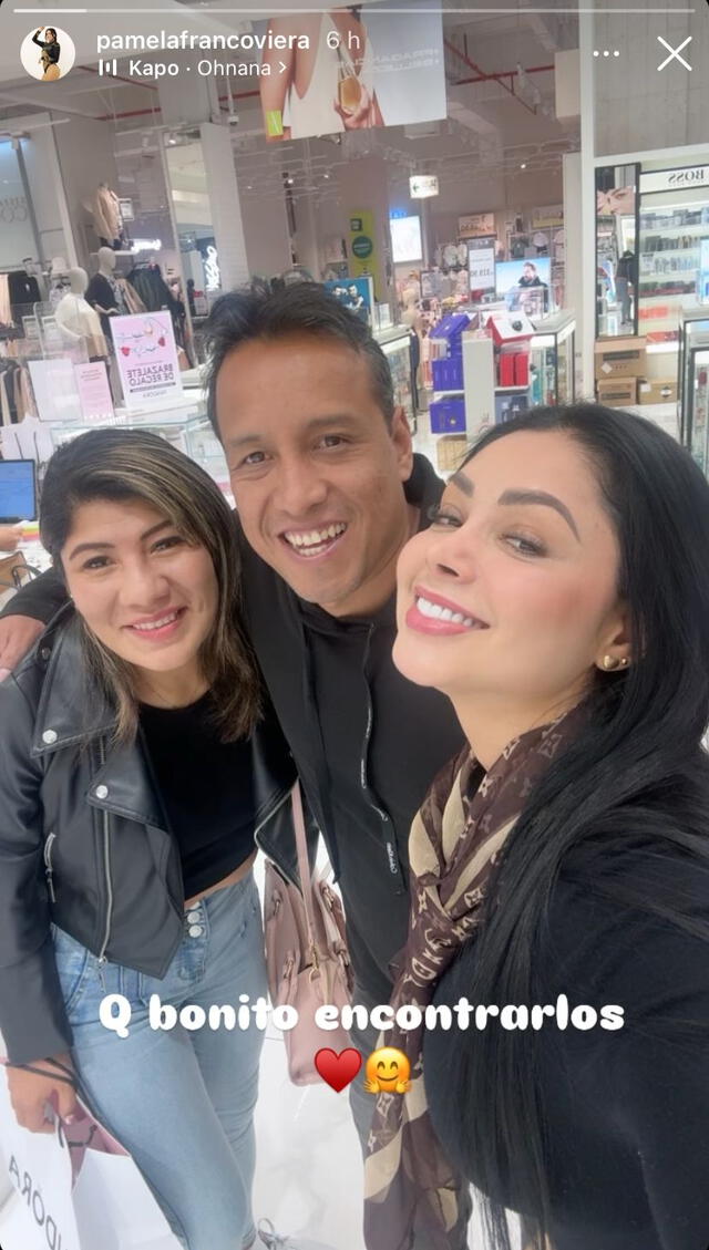  Historia de Pamela Franco junto a Jorge Luis Cueva. Foto: Instagram    