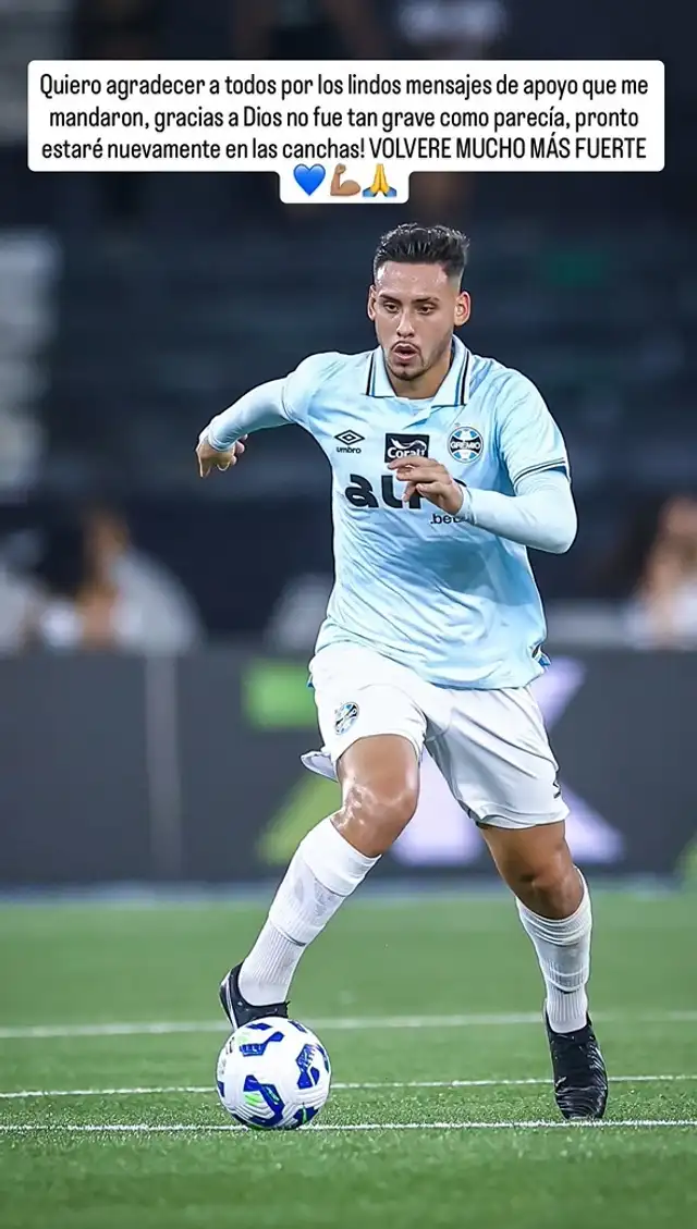 Mensaje de Erick Noriega en su cuenta de Instagram. Foto: Instagram   