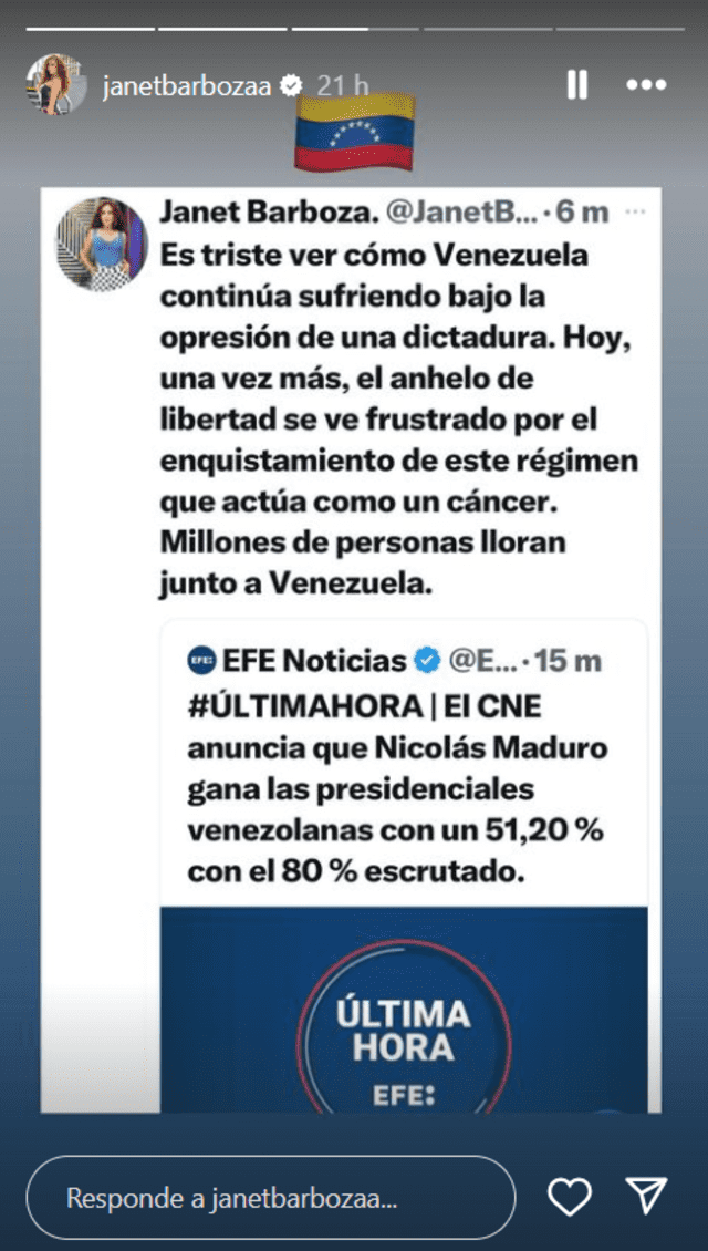 Aquí debería haber una imagen pero como que por alguna razón no aparece, tal vez no esté o no se ha actualizado S3 o la API