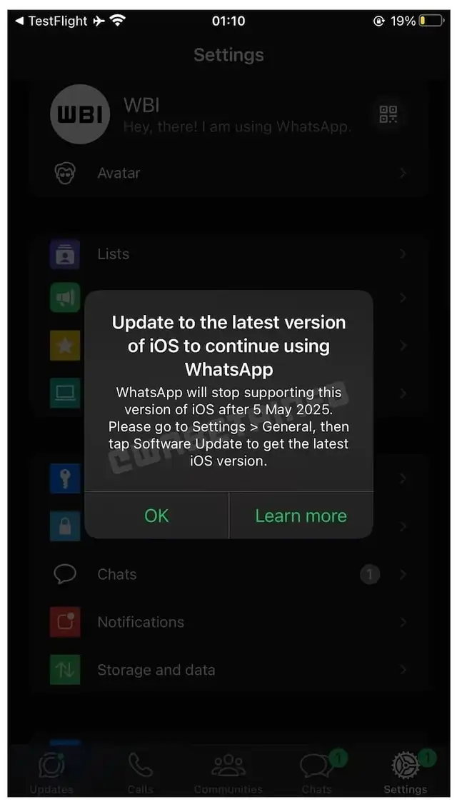 Desde 2024, WhatsApp enviaba notificaciones a los usuarios con estos iPhone viejos. Foto: @TuAppleMundo Desde 2024, WhatsApp enviaba notificaciones a los usuarios con estos iPhone viejos. Foto: @TuAppleMundo