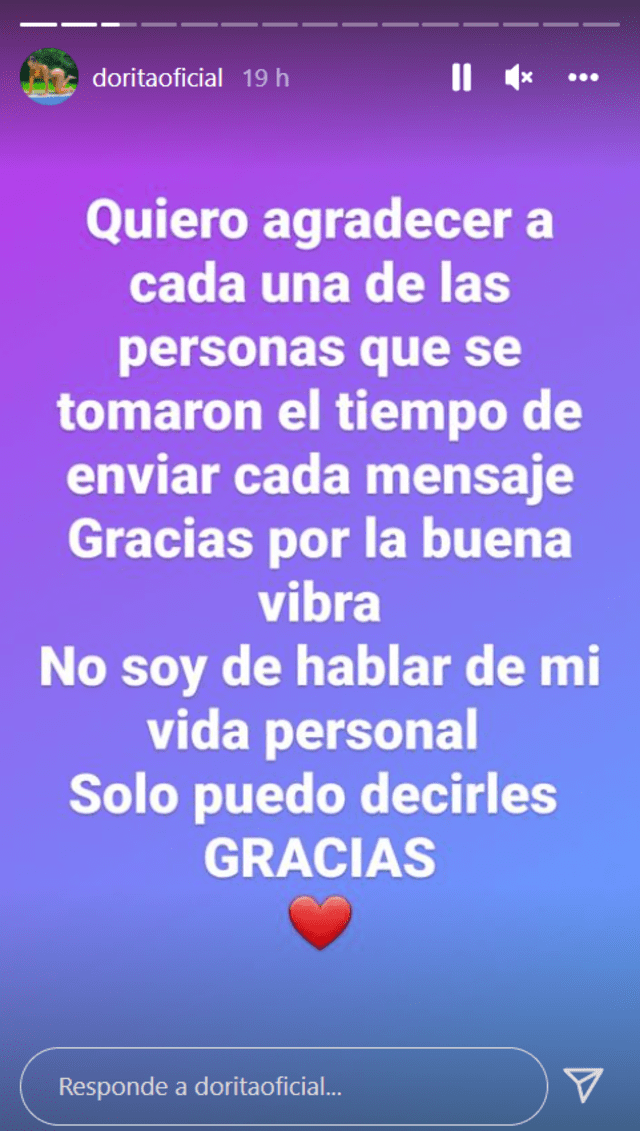 Dorita Orbegoso en Instagram