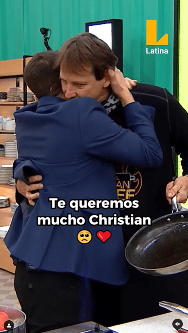  Christian Thorsen conmovió en 'El gran chef famosos'. Foto: Captura Instagram Latina   